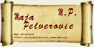 Maja Pelverović vizit kartica